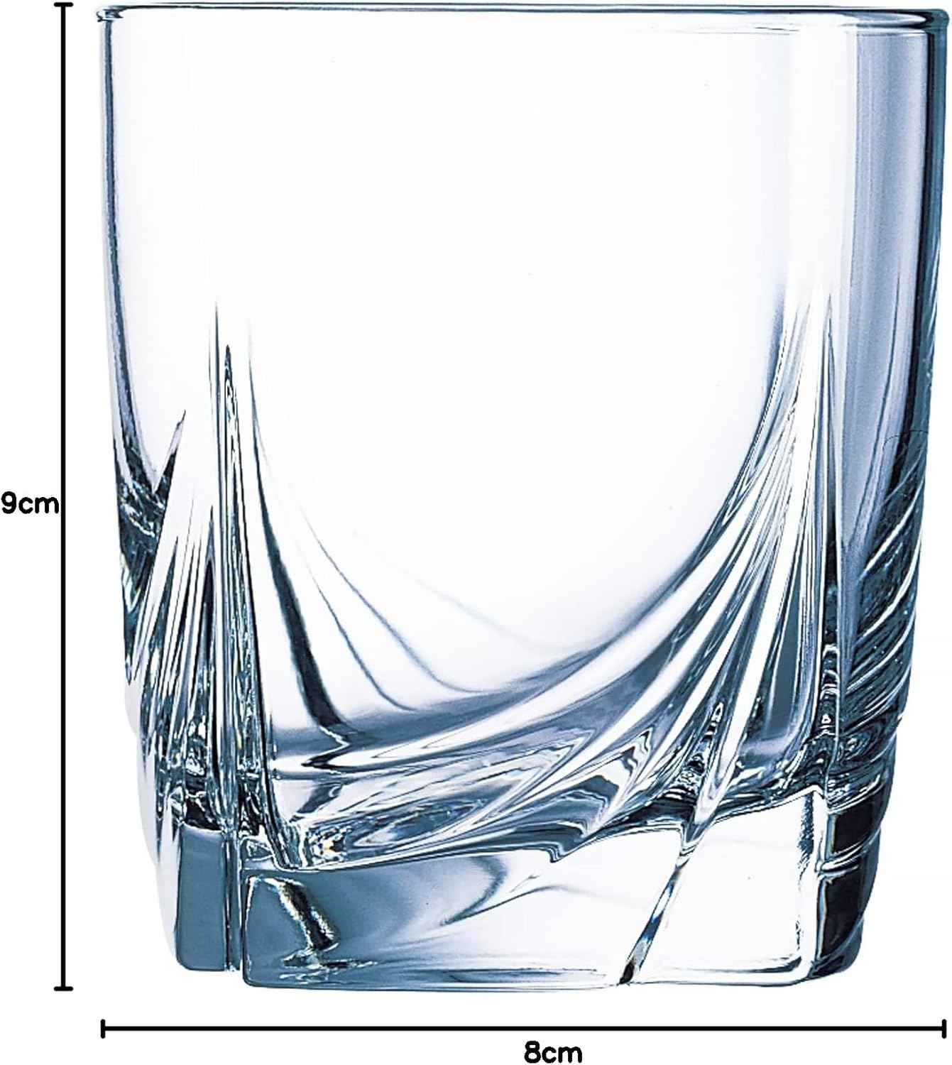 Dajar 6 low drinking glasses Ascot 300 ml Luminarc, glass, transparent, 6 pieces (1 piece), 6 33768
