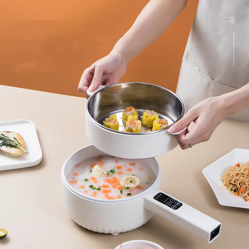 Electric Rice Cooker - Multi-Function Ceramic Non-Stick Pot - The Silver Spoon