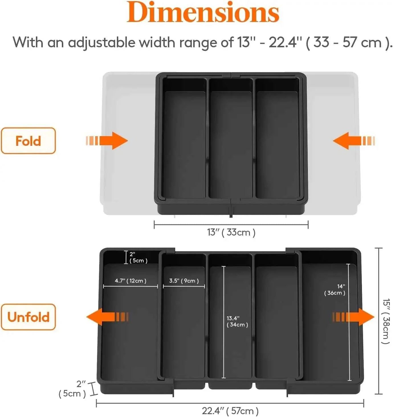 Expandable Utensil Tray - Cutlery Drawer Organizer for Easy Storage - The Silver Spoon