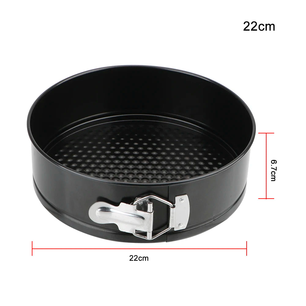 Removable Bottom Cake Pan – Carbon Steel Round Cake Mold