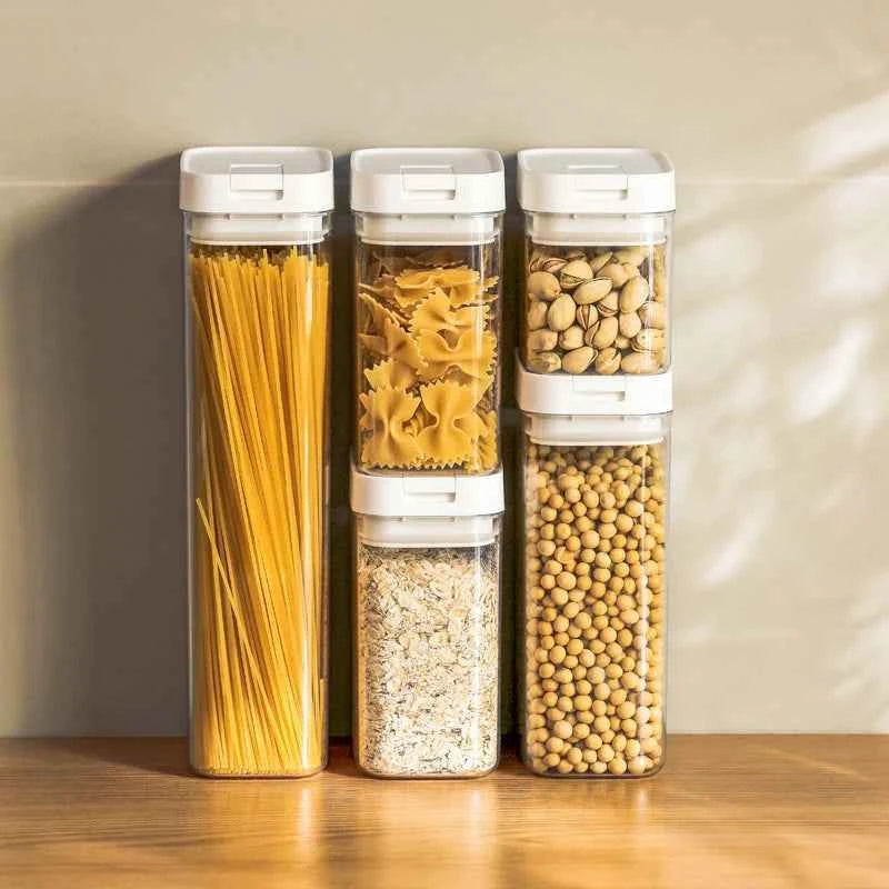 Pasta Storage Container Transparent Plastic Moisture-Proof - The Silver Spoon