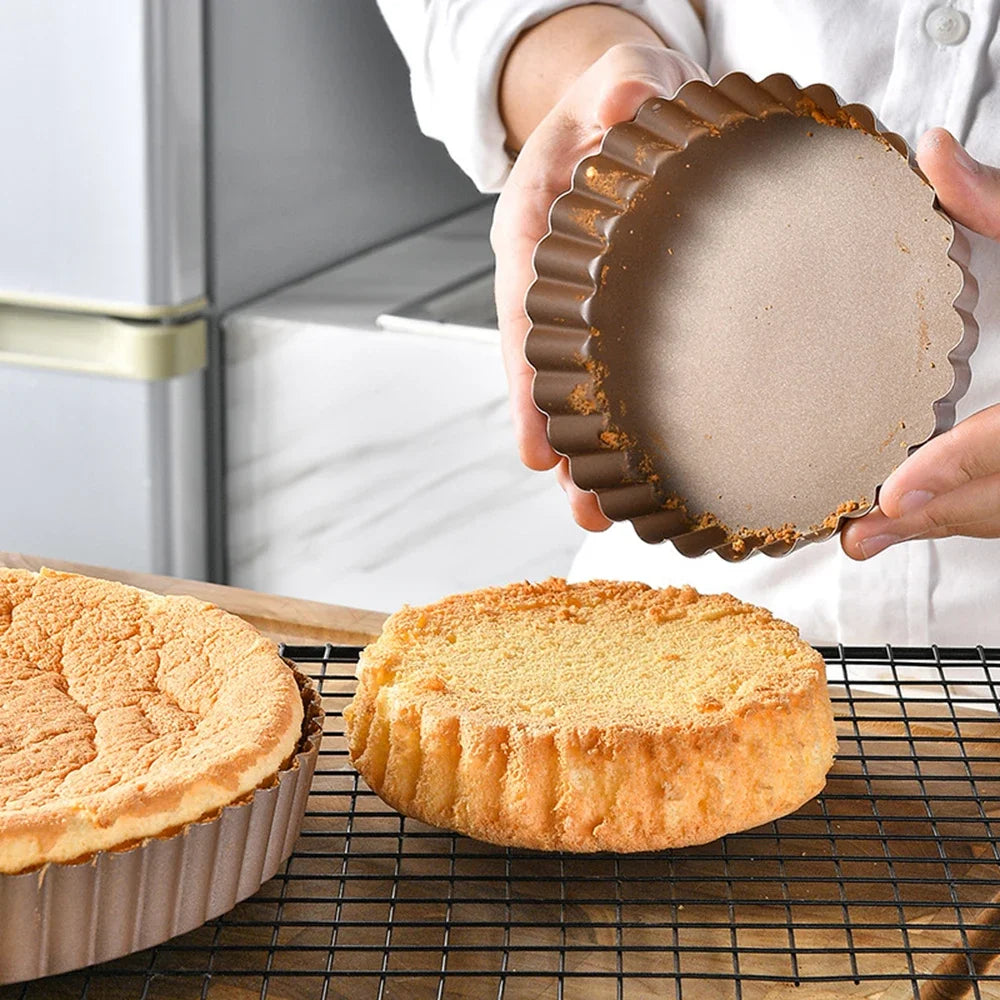 Multi-Functional Non-Stick Baking Pans for Cakes, Tarts, and Quiches - The Silver Spoon
