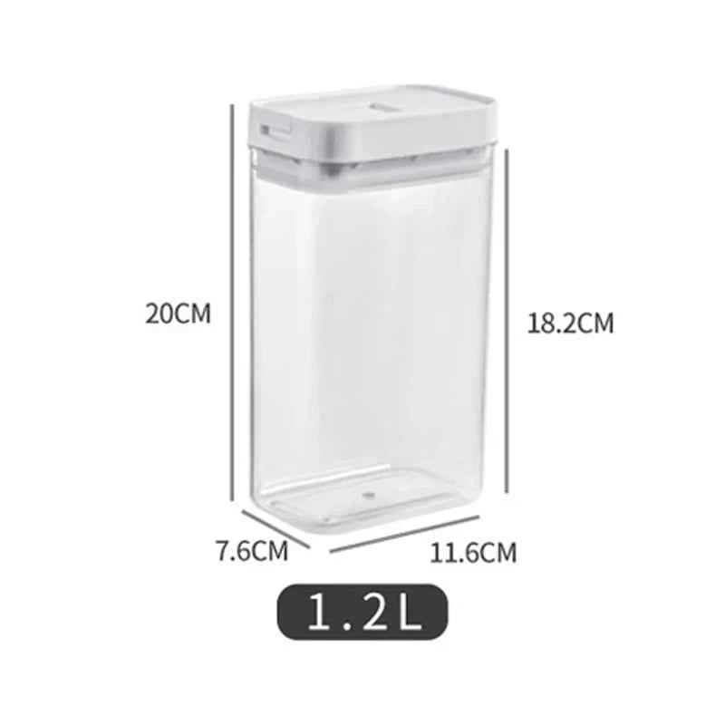 Pasta Storage Container Transparent Plastic Moisture-Proof - The Silver Spoon
