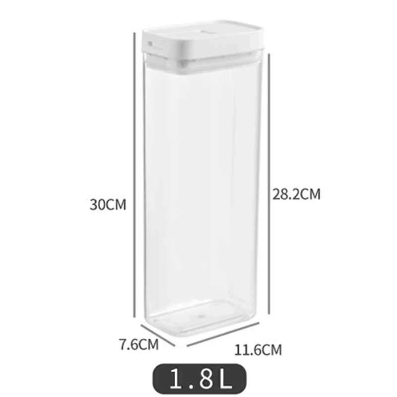 Pasta Storage Container Transparent Plastic Moisture-Proof - The Silver Spoon