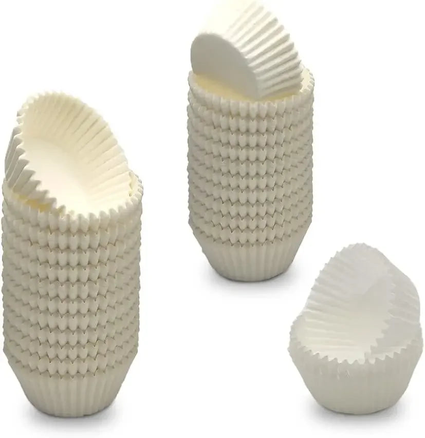 Food Grade Baking Cups Liners - 100/500/1000 Pcs Muffin Paper Molds - The Silver Spoon