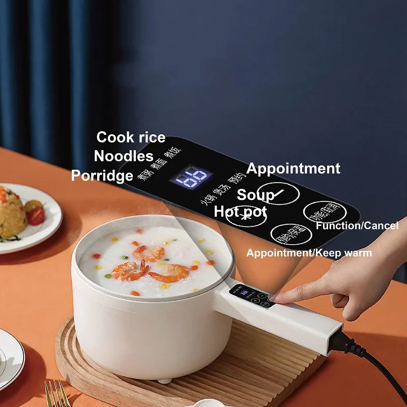 Electric Rice Cooker - Multi-Function Ceramic Non-Stick Pot - The Silver Spoon