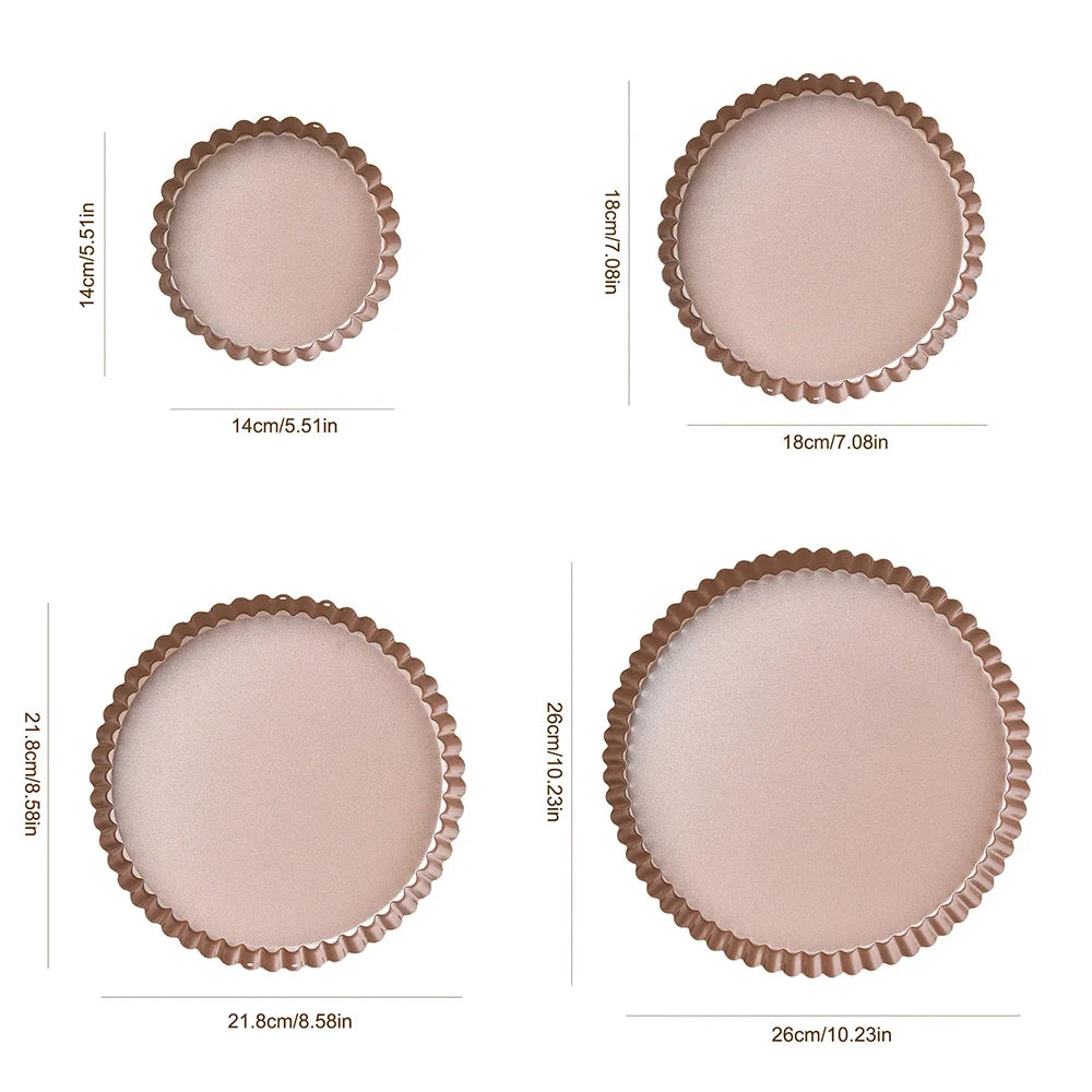 Multi-Functional Non-Stick Baking Pans for Cakes, Tarts, and Quiches - The Silver Spoon