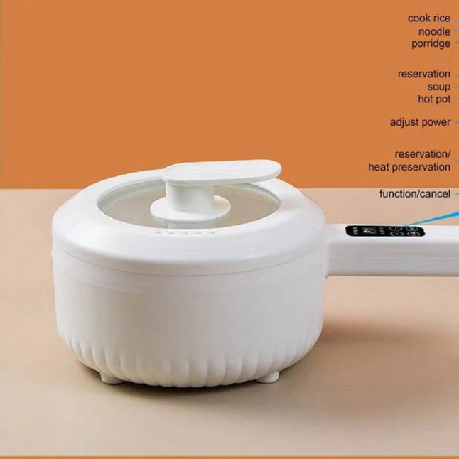 Electric Rice Cooker - Multi-Function Ceramic Non-Stick Pot - The Silver Spoon