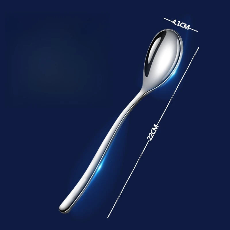 Stainless Steel Dining Cutlery Set - 3 Piece Knife, Fork, and Spoon - The Silver Spoon