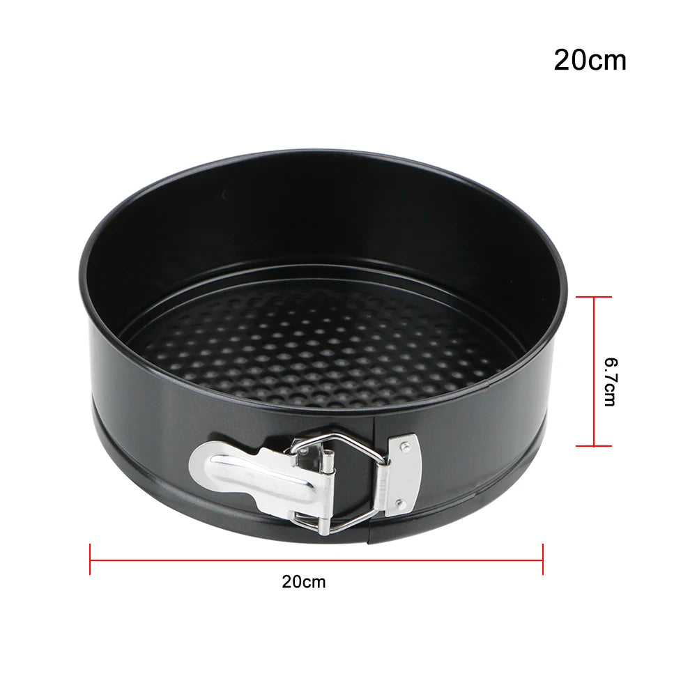 Removable Bottom Cake Pan – Carbon Steel Round Cake Mold