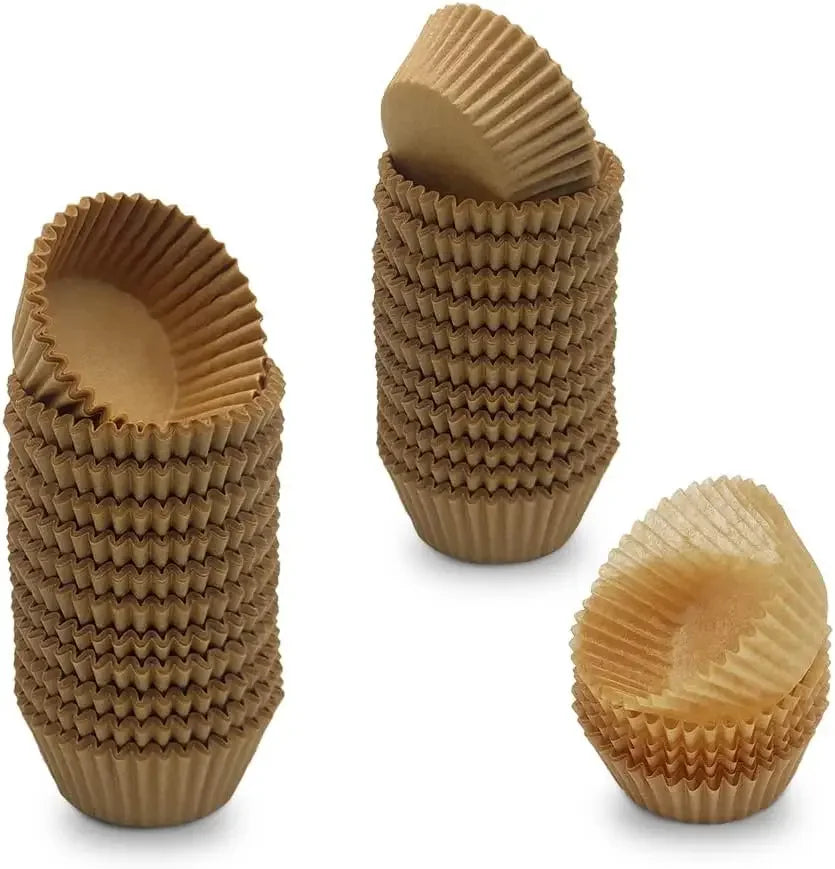 Food Grade Baking Cups Liners - 100/500/1000 Pcs Muffin Paper Molds - The Silver Spoon