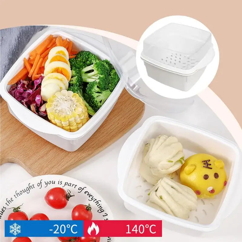 Microwave Vegetable Steamer for Healthy Cooking - Versatile Steam Bowl for Vegetables and Fish Prep - The Silver Spoon