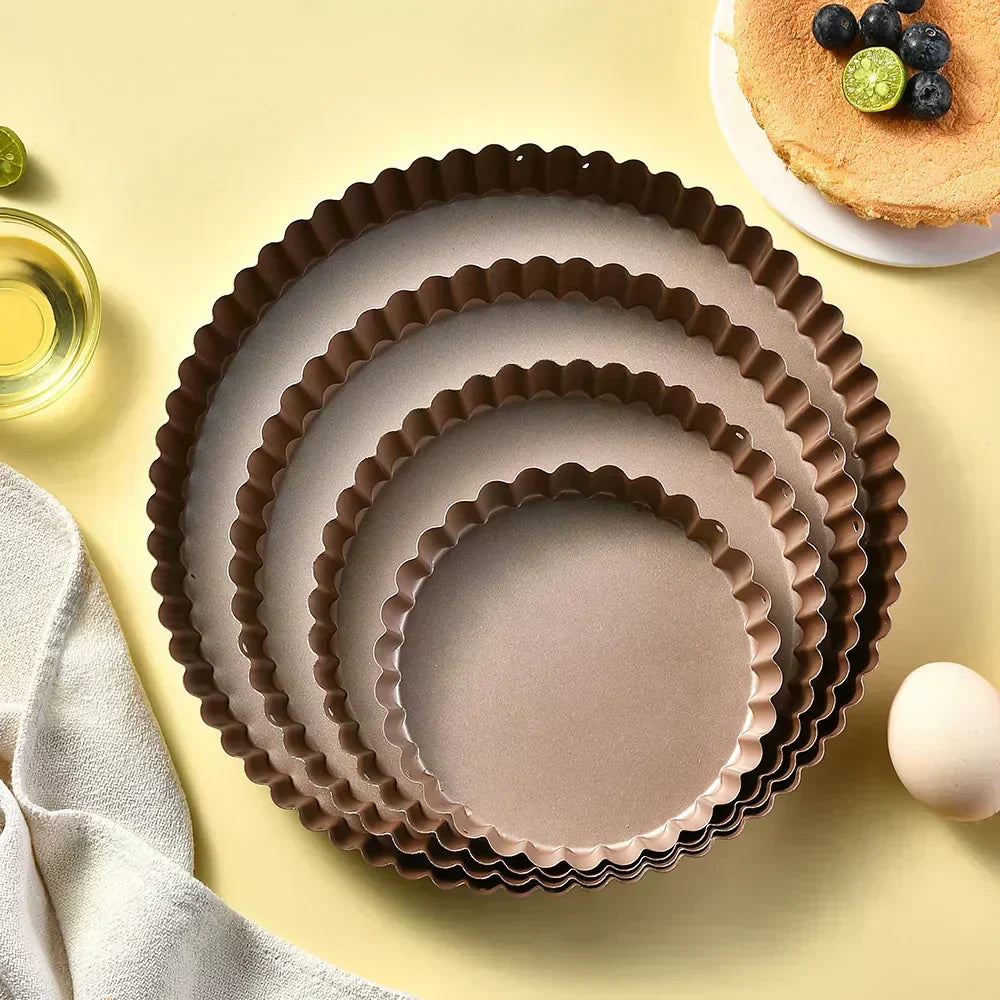 Multi-Functional Non-Stick Baking Pans for Cakes, Tarts, and Quiches - The Silver Spoon