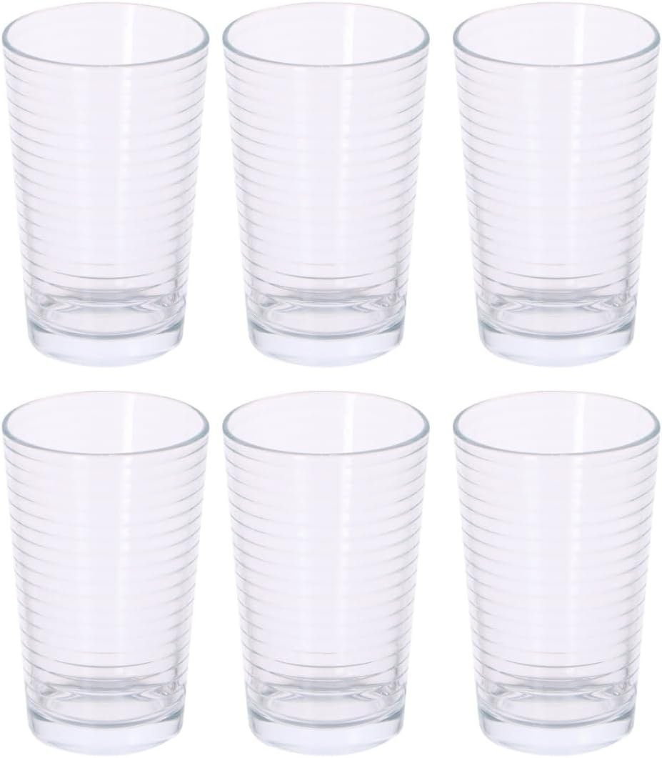 alpina Water glasses - drinking glasses set - 6-piece - dishwasher safe - 220 ml