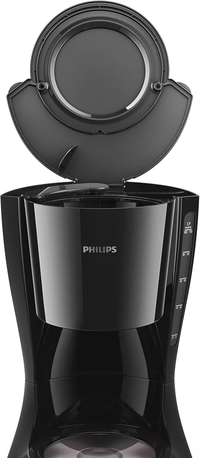 Philips HD7461/20 Daily Filter coffee maker, removable, rotatable filter, black