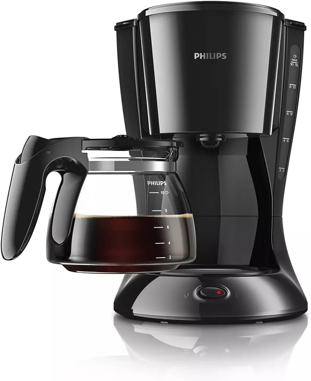 Philips HD7461/20 Daily Filter coffee maker, removable, rotatable filter, black