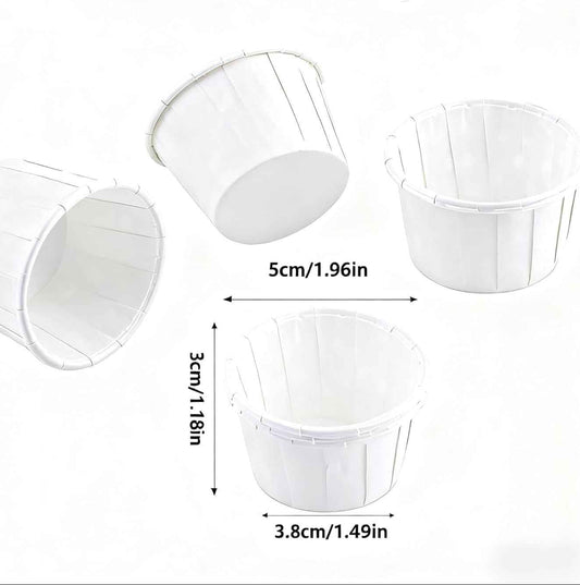 100pcs Cupcake Liners - Baking Cups for Birthday Party and Wedding - The Silver Spoon