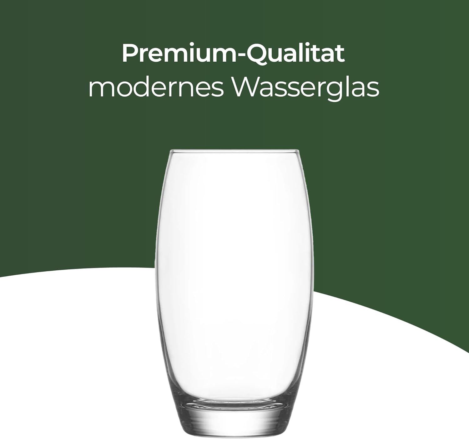 NORDIC SCHILLER Highball Glasses, Pack of 6, 510 ml Cocktail Glasses, Long Drink Glasses, Water Glass, Gin Juice Drinking Glasses, Glassware Cup Set