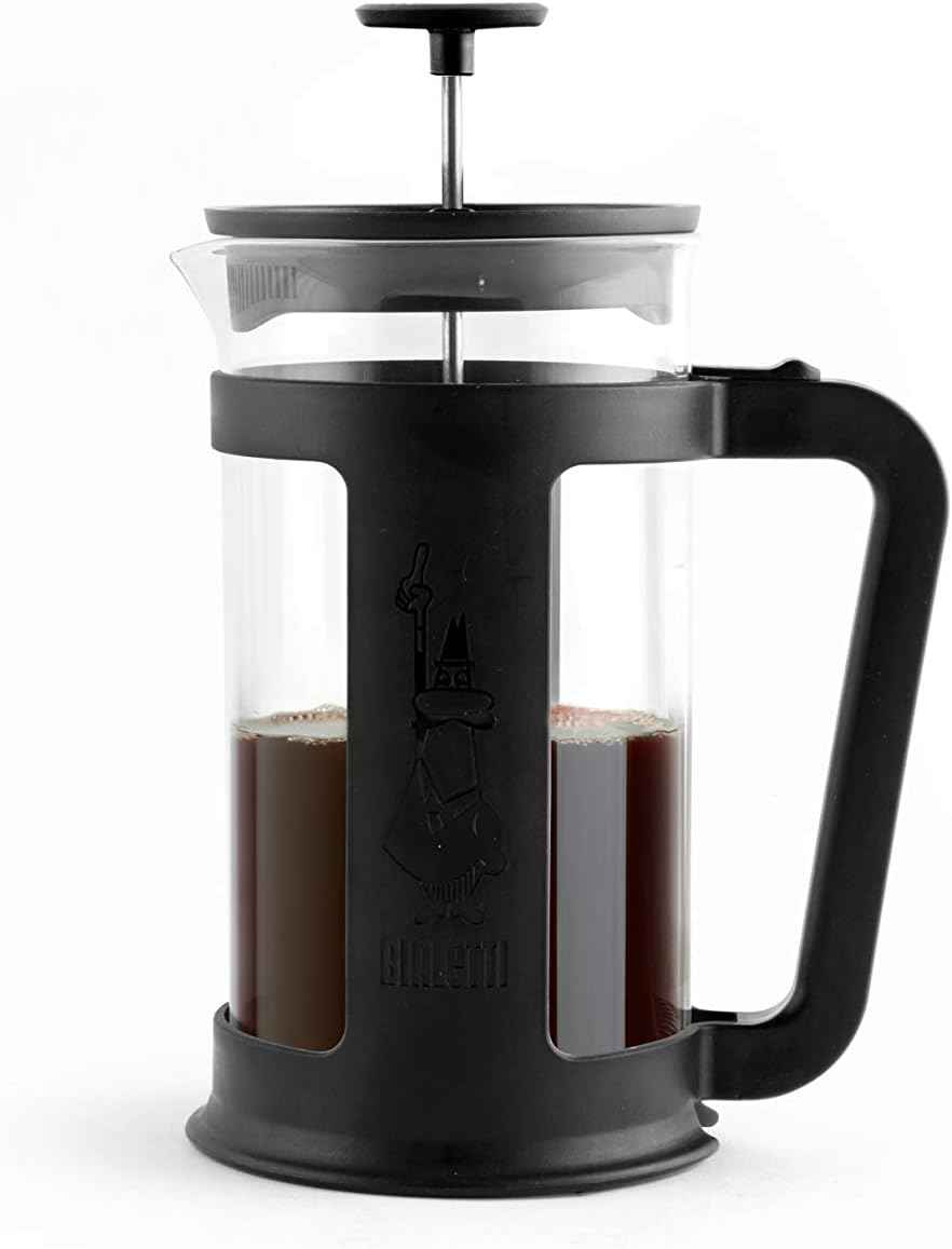 Bialetti French Press Smart Coffee Maker, Black, One Size, 1.0 Litres