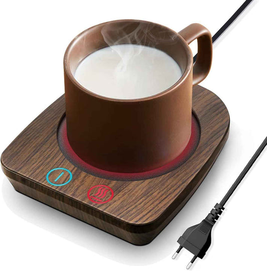 Mug Warmer with Automatic Shut Off and 3 Temperature Settings - The Silver Spoon