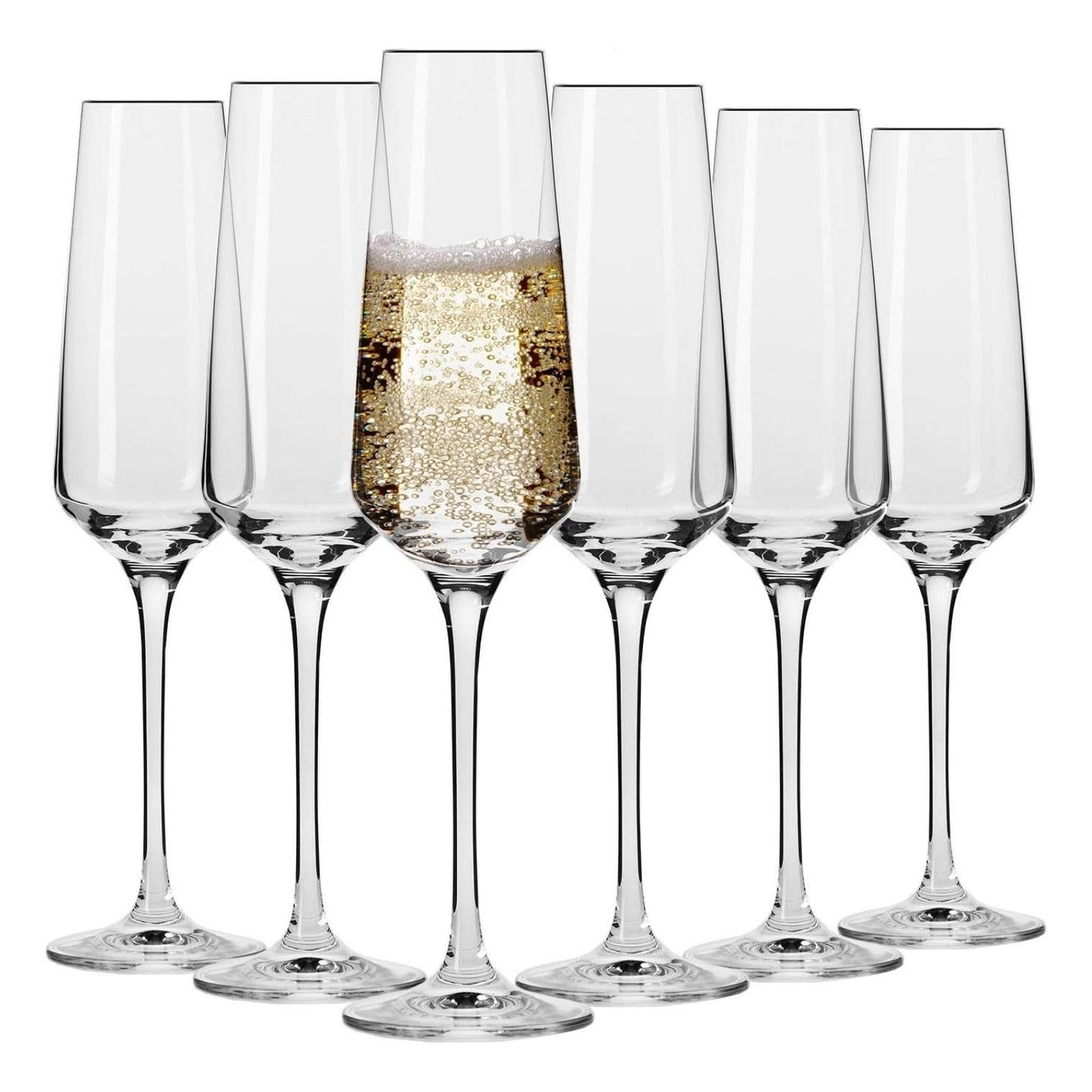 Krosno Crystal Red Wine Glasses, Set of 4, 650 ml, Avant-Garde Collection, Ideal for Home, Restaurant and Receptions, Dishwasher Safe