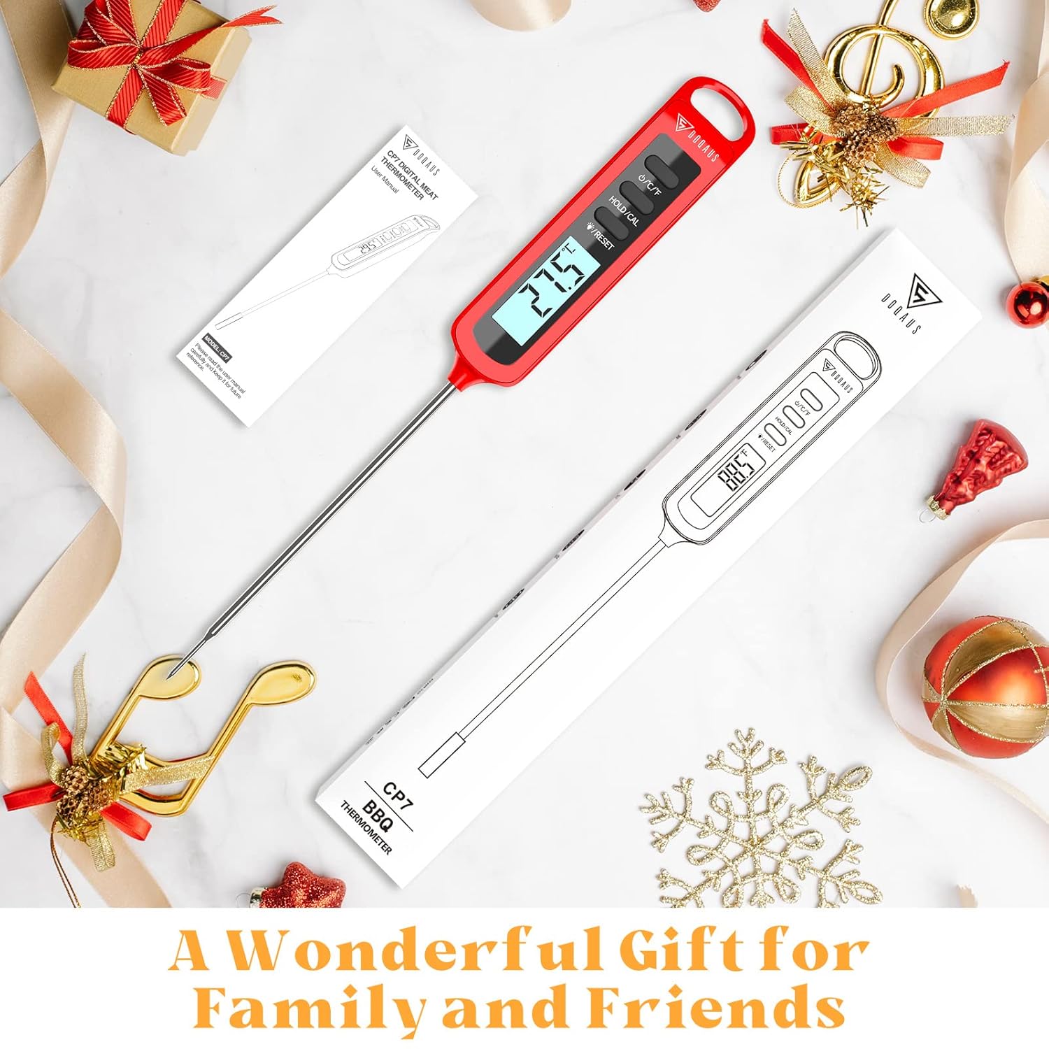 Barbecue Meat Thermometer Digital Accuracy in 3 Seconds - The Silver Spoon