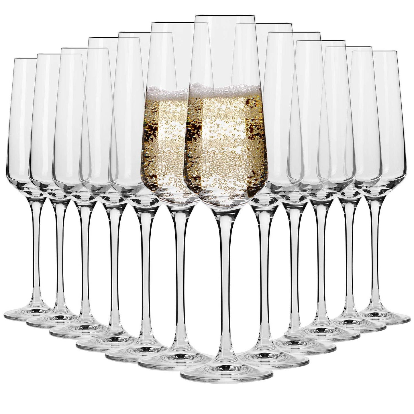 Krosno Crystal Red Wine Glasses, Set of 4, 650 ml, Avant-Garde Collection, Ideal for Home, Restaurant and Receptions, Dishwasher Safe