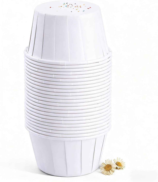 100pcs Cupcake Liners - Baking Cups for Birthday Party and Wedding - The Silver Spoon