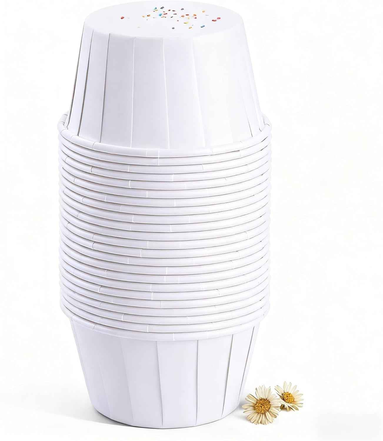 100pcs Cupcake Liners - Baking Cups for Birthday Party and Wedding - The Silver Spoon