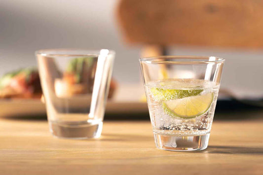 Leonardo Ciao 012666 Drinking Glasses, Set of 6, Dishwasher Safe Water Glasses, Drinking Cup, Glass Juice Glasses, Drink Set, 215 ml