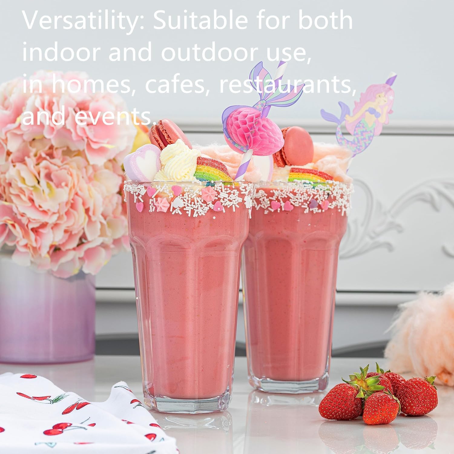 500 ml drinking glass, set of 6, transparent drinking glasses for daily use, sturdy high pint glasses for highball drinking