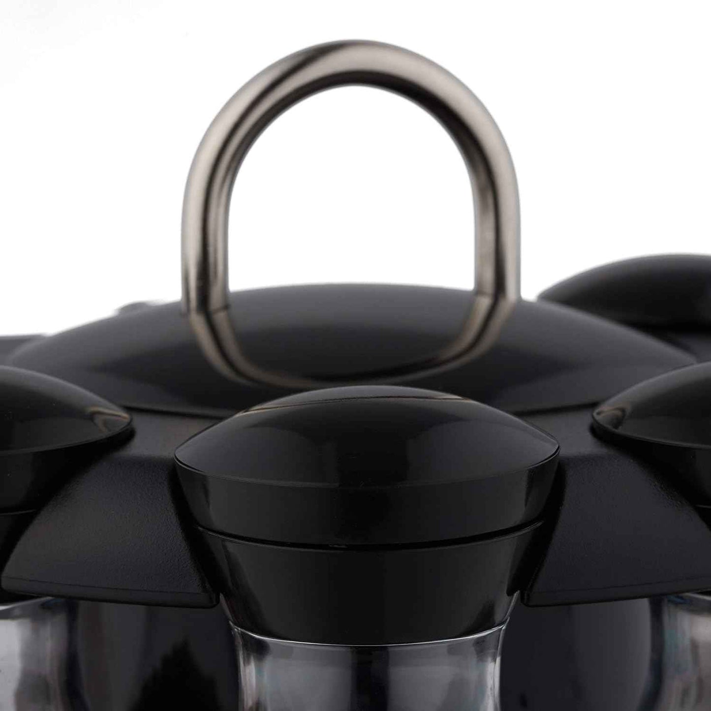 Spice Carousel with Jars - 8 Rotatable Spice Jars - The Silver Spoon
