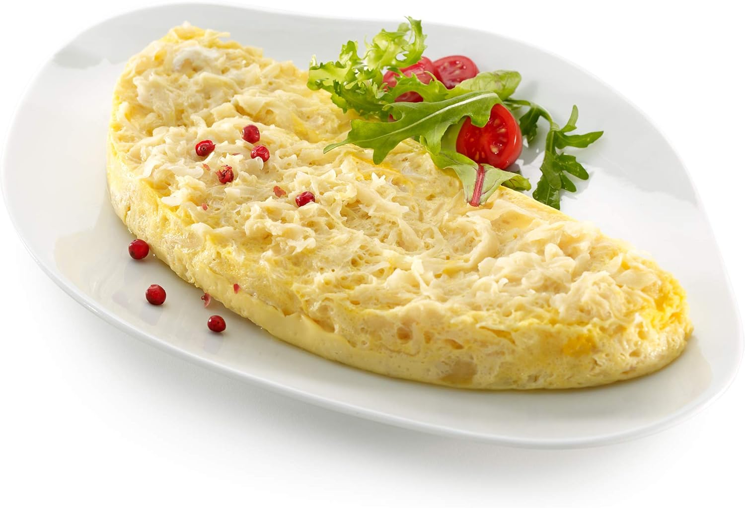 Microwave Omelette Maker Tube - Red, 0.4 L - The Silver Spoon