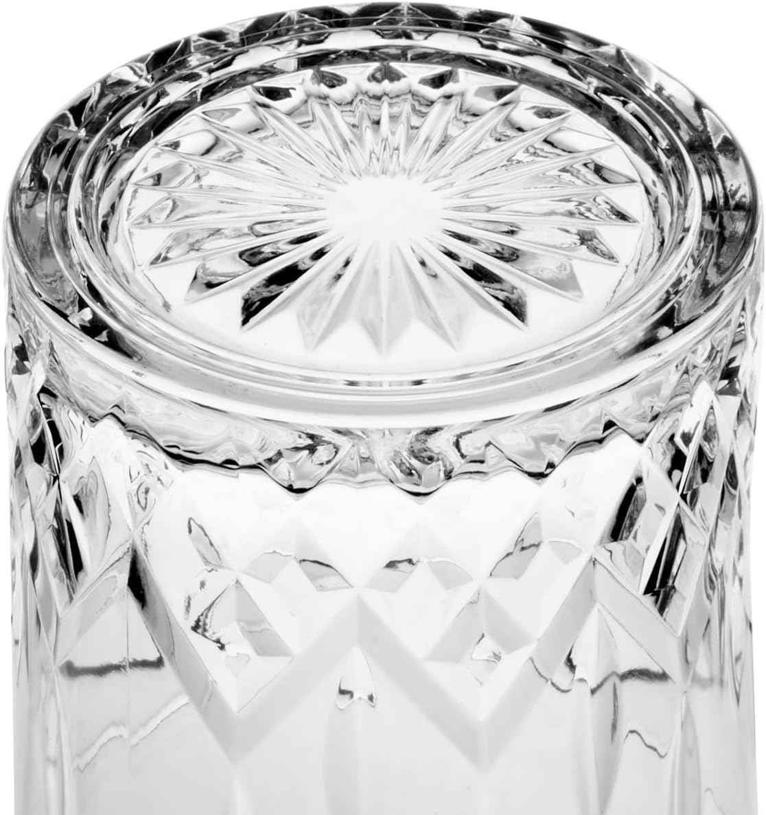 Glasmark KROSNO 1992 Whiskey Glasses Set Gin Bourbon Rum Cocktail Alcoholic Drink Glasses Whiskey Lover Accessories Transparent 6 x 280 ml