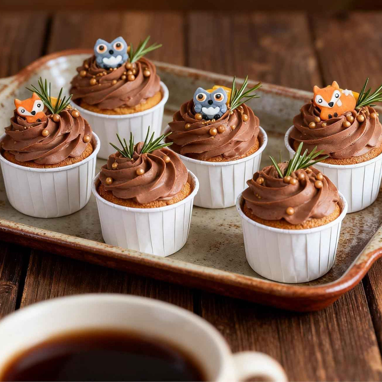 100pcs Cupcake Liners - Baking Cups for Birthday Party and Wedding - The Silver Spoon