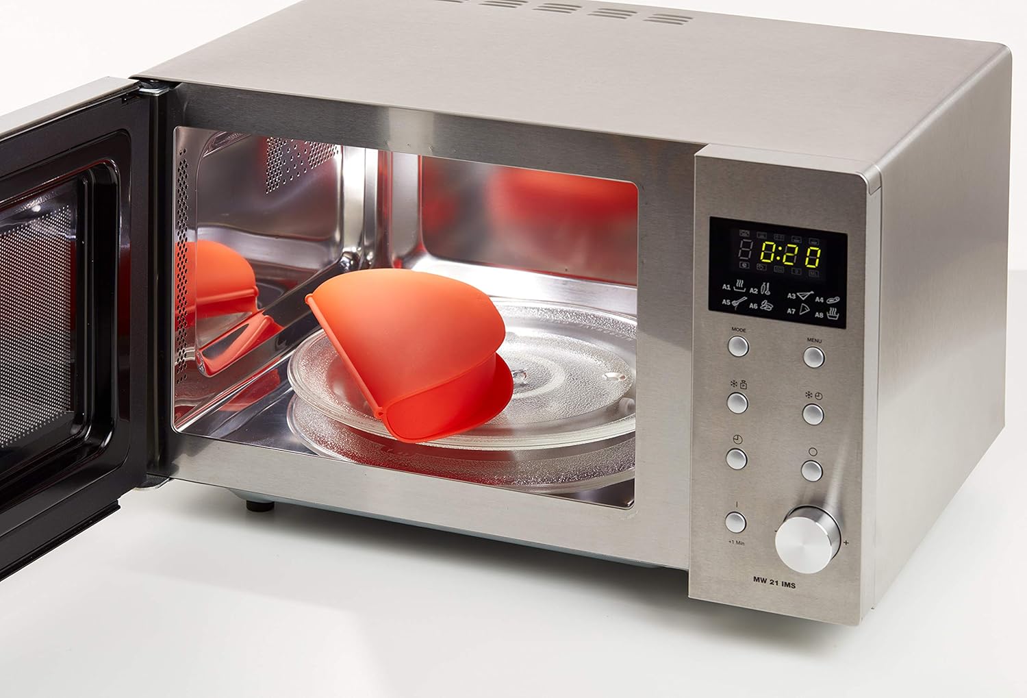 Microwave Omelette Maker Tube - Red, 0.4 L - The Silver Spoon