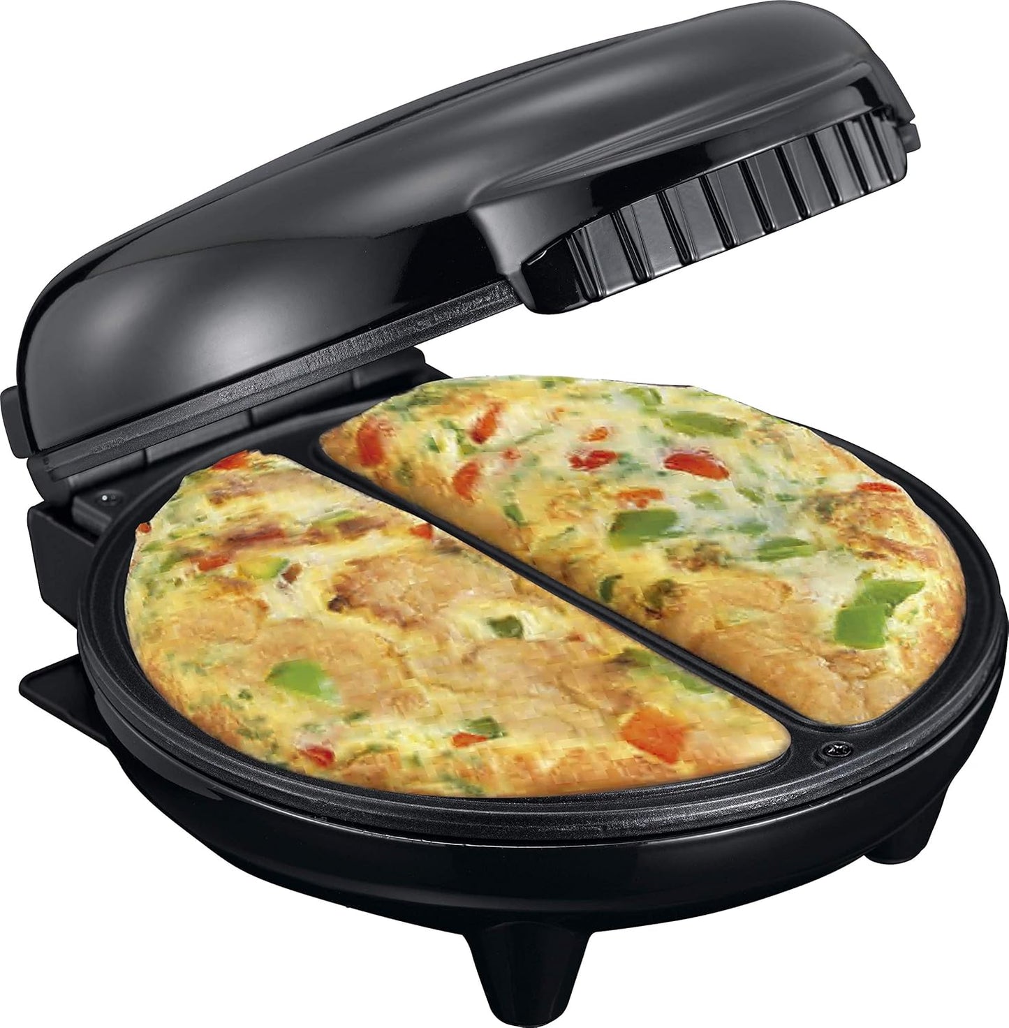 Omelet Maker 750 Watt Contact Grill for Easy Non-Stick Omelettes - The Silver Spoon