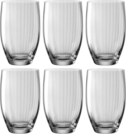 Drinking glass POESIA 460 ml grey, 6, 022383