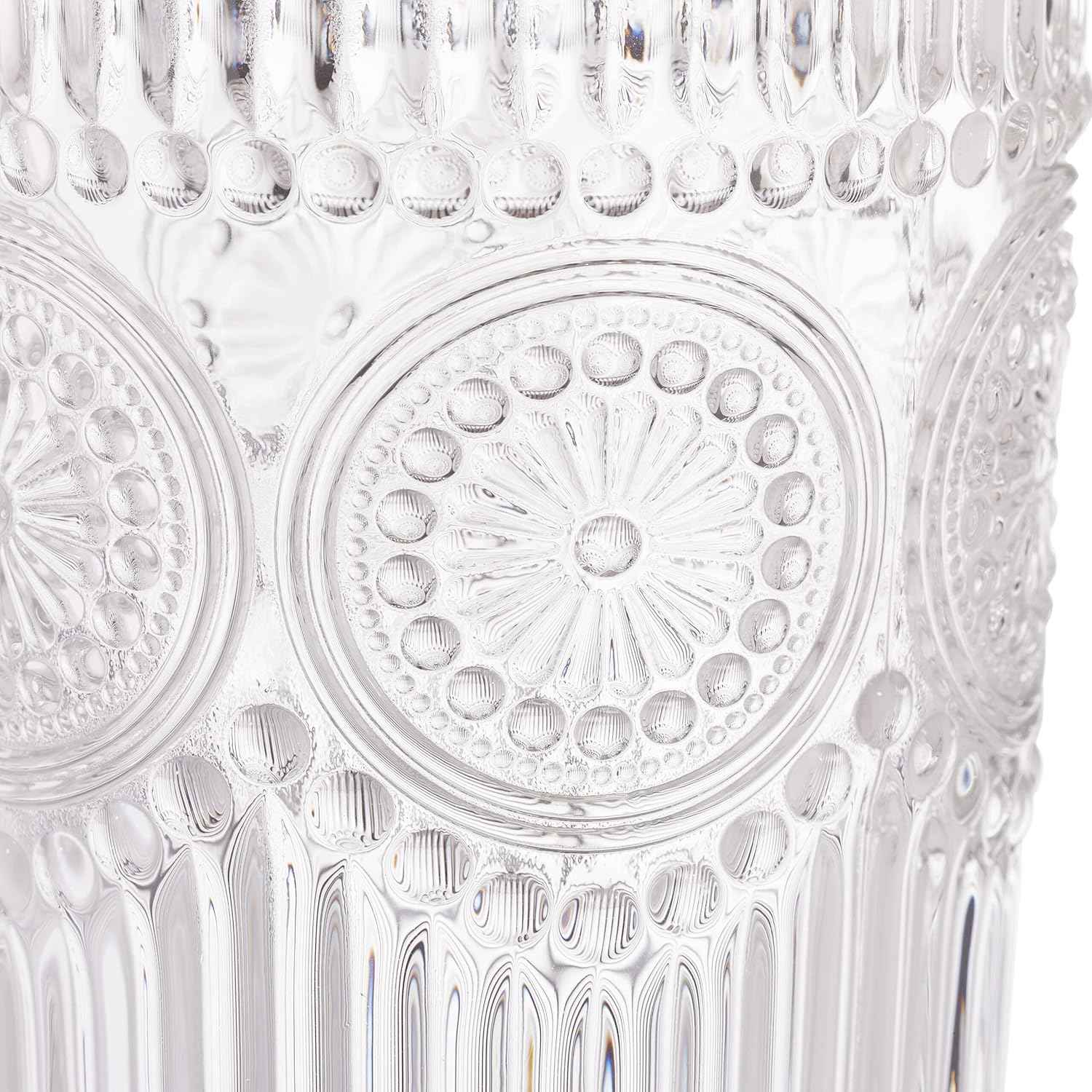 Boho Style Drinking Glasses Set of 4, 300 ml - The Silver Spoon