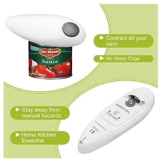 Easy-to-Use One-Touch Automatic Can Opener