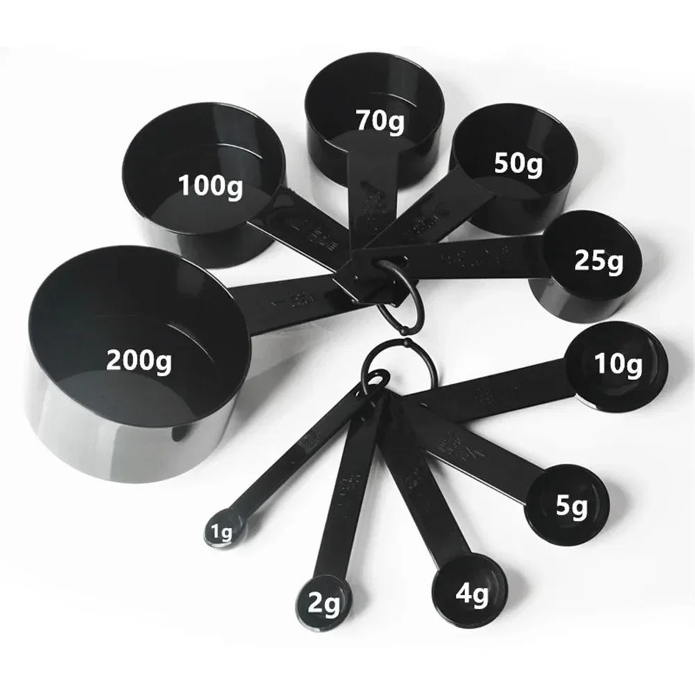 Measuring Cups and Spoons Set - 10 Pieces for Accurate Measuring - The Silver Spoon