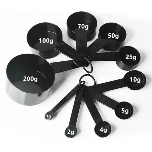 Measuring Cups and Spoons Set - 10 Pieces for Accurate Measuring - The Silver Spoon