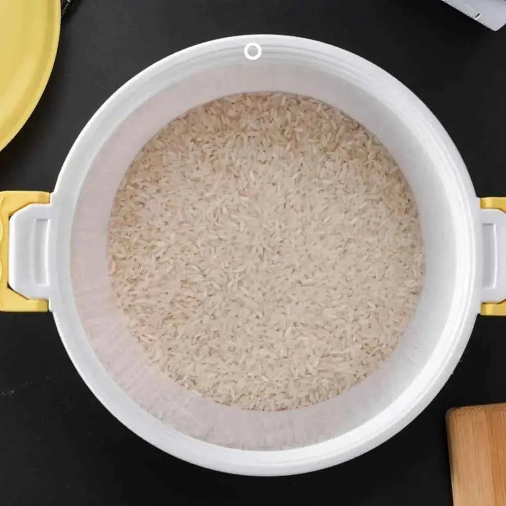 Microwave Rice Cooker Steamer Pot for Pasta, Soup, and Veggies - The Silver Spoon