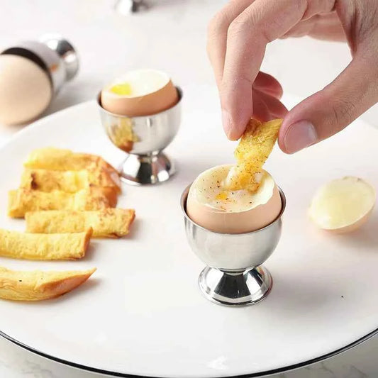 Stainless Steel Egg Shell Opener for Hard and Soft Boiled Eggs - The Silver Spoon