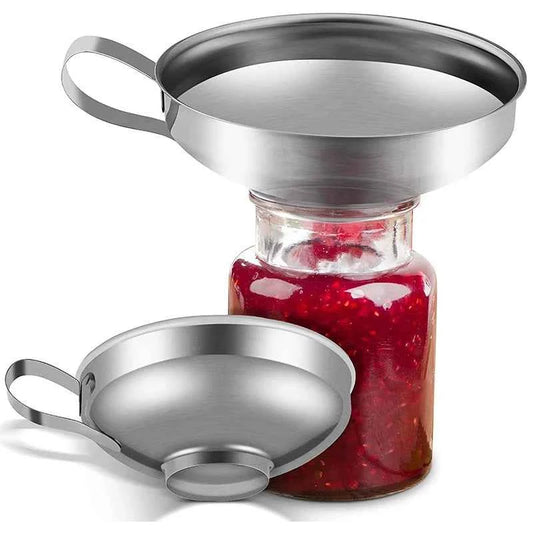 Stainless Steel Canning Funnel - Essential Tool for Perfect Pours - The Silver Spoon
