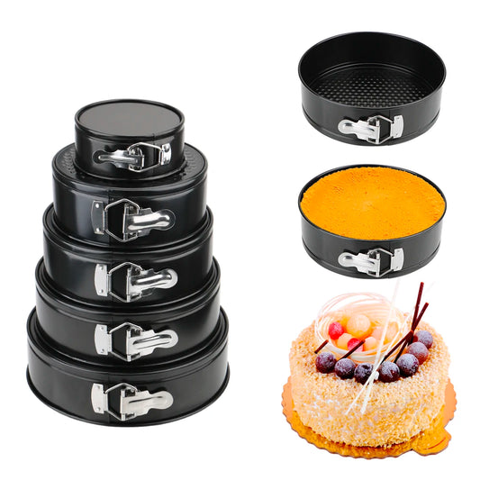 Removable Bottom Cake Pan – Carbon Steel Round Cake Mold