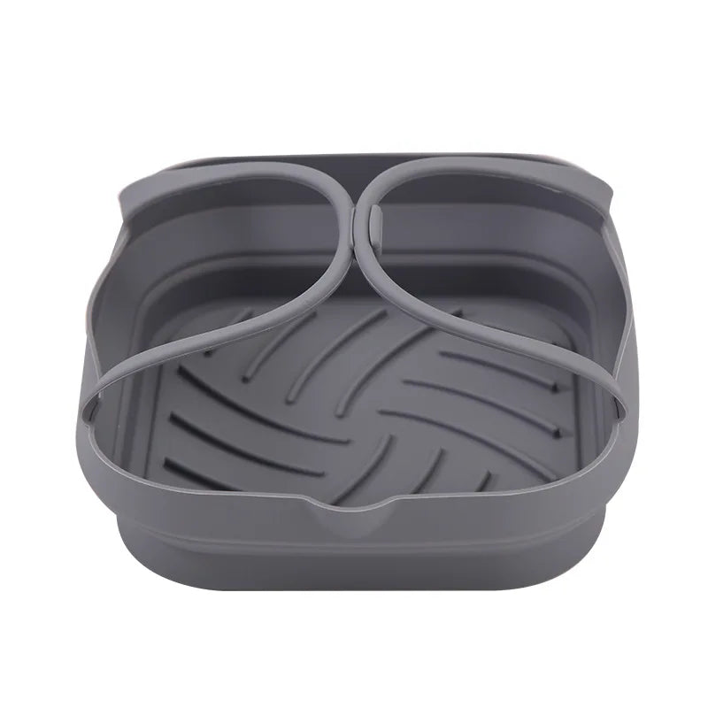 Air Fryer Silicone Basket - 20 cm with Handle for Easy Cooking - The Silver Spoon