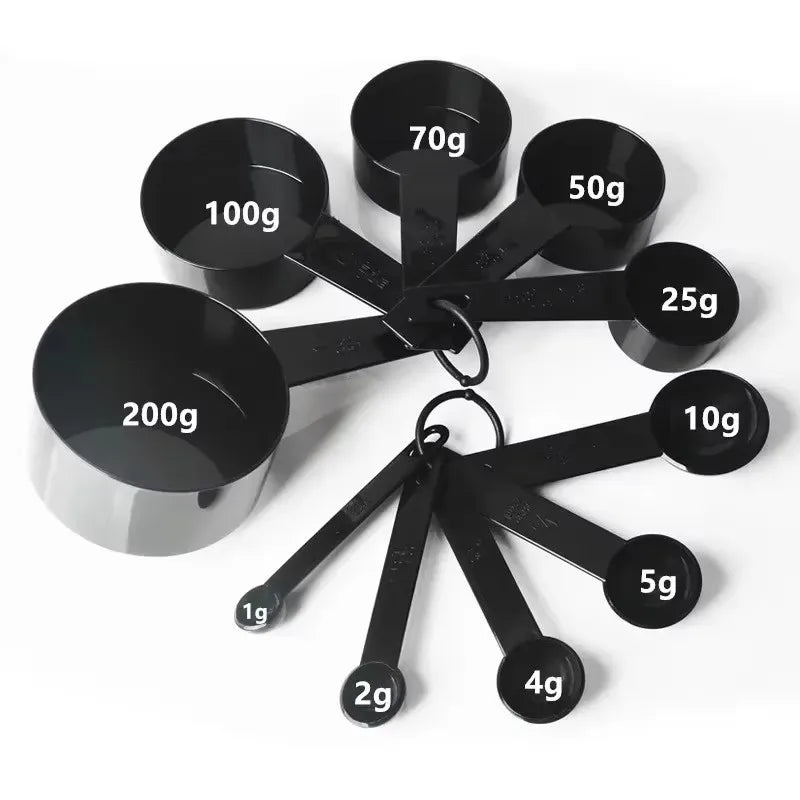 Measuring Cups and Spoons Set - 10 Pieces for Accurate Measuring - The Silver Spoon