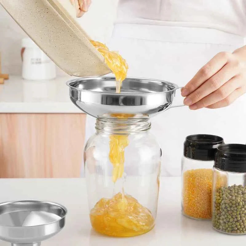 Stainless Steel Canning Funnel - Essential Tool for Perfect Pours - The Silver Spoon