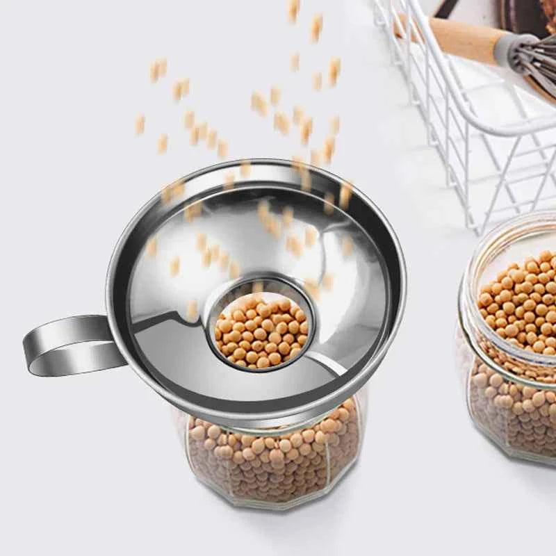 Stainless Steel Canning Funnel - Essential Tool for Perfect Pours - The Silver Spoon
